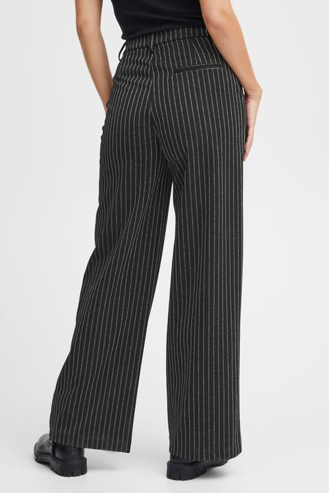 Actual product image Pulz Jeans Pulz - PZKIRA LUREX HW Pants Wide Leg - Trousers - 50207741 (XL)