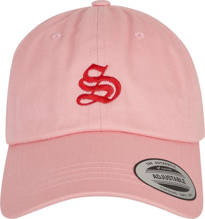 Actual product image Mister Tee Letter Pink Low Profile Cap - 19729 (One size)