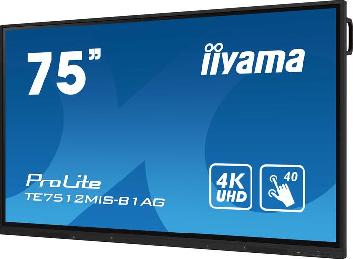 Immagine prodotto iiyama ProLite TE7512MIS-B1AG (3840 x 2160 pixel, 75")