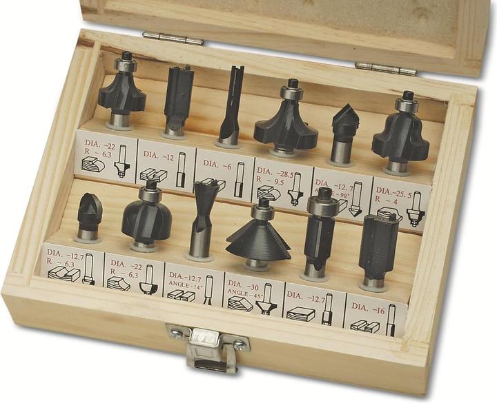 Mannesmann Set di frese TCT 12 pezzi fratelli 54