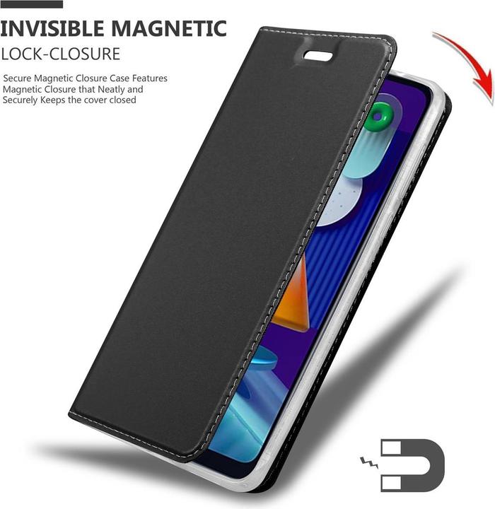 Actual product image Cadorabo Book Classy Style Cover (Samsung Galaxy M11, Samsung Galaxy A11)