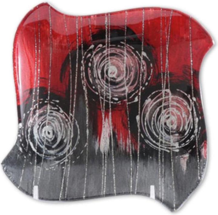 Actual product image Seyko Geschenke 550348 - "Algion" glass plate, square, 15cm