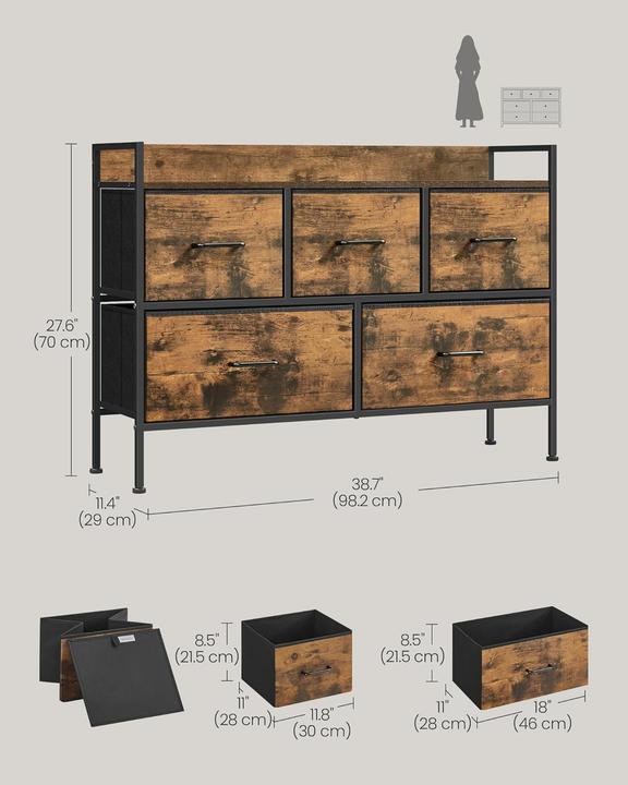 Immagine prodotto Songmics Havanna (98 x 29 x 70 cm)