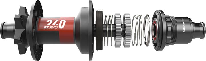 Actual product image DT Swiss 240 MTB DB DEG 90 (Disc brake Center lock)