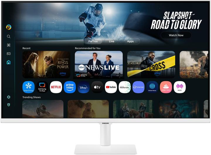 Actual product image Samsung White 4k Smart Monitor Hdr10 Ai (3840 x 2160 Pixels, 32")