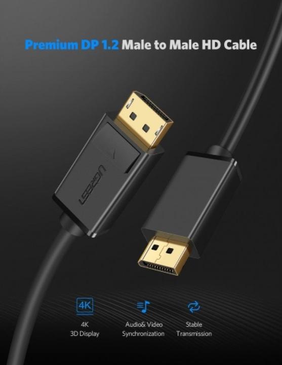 Image du produit Ugreen Display Port – Display Port (3 m, DisplayPort)