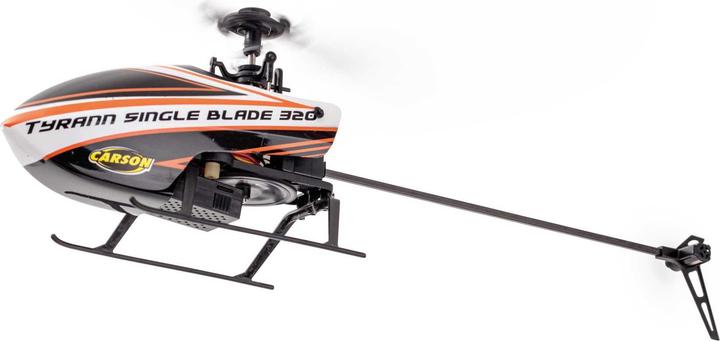 Actual product image Carson Tyrann Single Blade 320 Electric RTF orange