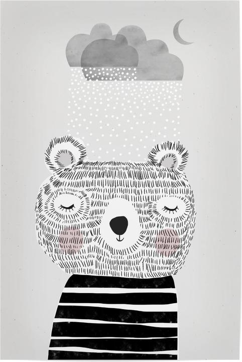 artboxONE I love snow (20 x 30 cm)