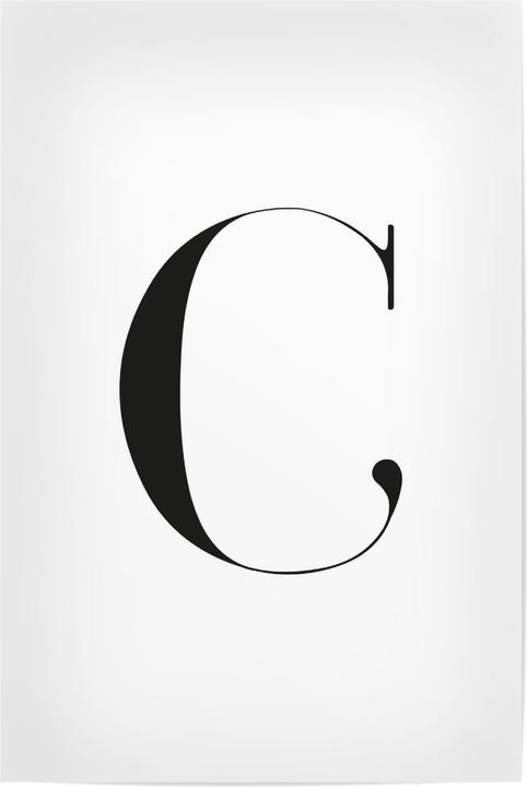 artboxONE Buchstabe C (20 x 30 cm)