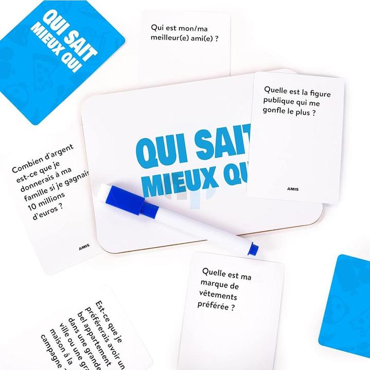 Immagine prodotto The World Game Qui sait mieux qui - Amis (Francese)