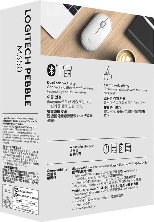 Actual product image Logitech Pebble M350 (Wireless)