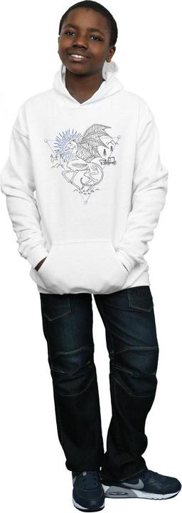 Produktbild Thestral Line Art Kapuzenpullover Jungen (140, 146)
