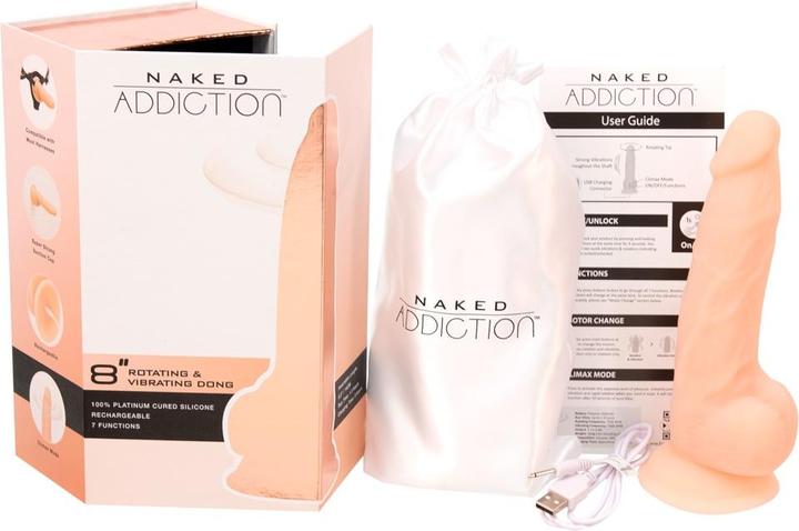 Produktbild Naked Addiction Rotating & Vibrating Dong