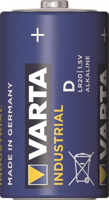 Actual product image Varta Industrial 9V Alkaline (1 pcs., D, 17000 mAh)