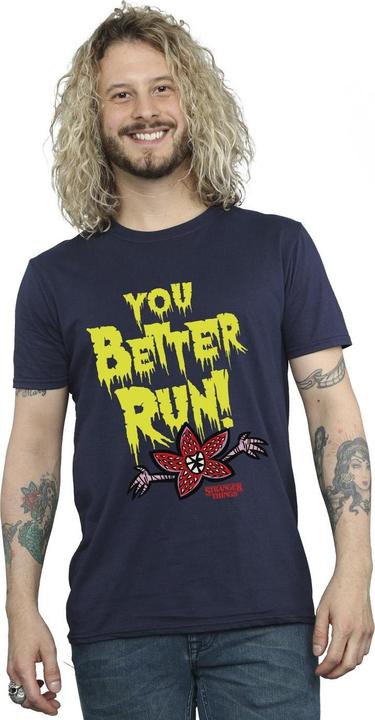 Produktbild Netflix Stranger Things You Better Run TShirt (3XL)