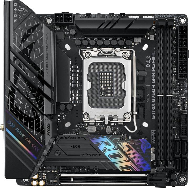 Image du produit ASUS ROG STRIX B760-I GAMING WIFI (LGA 1700, Intel B760, Mini-ITX)