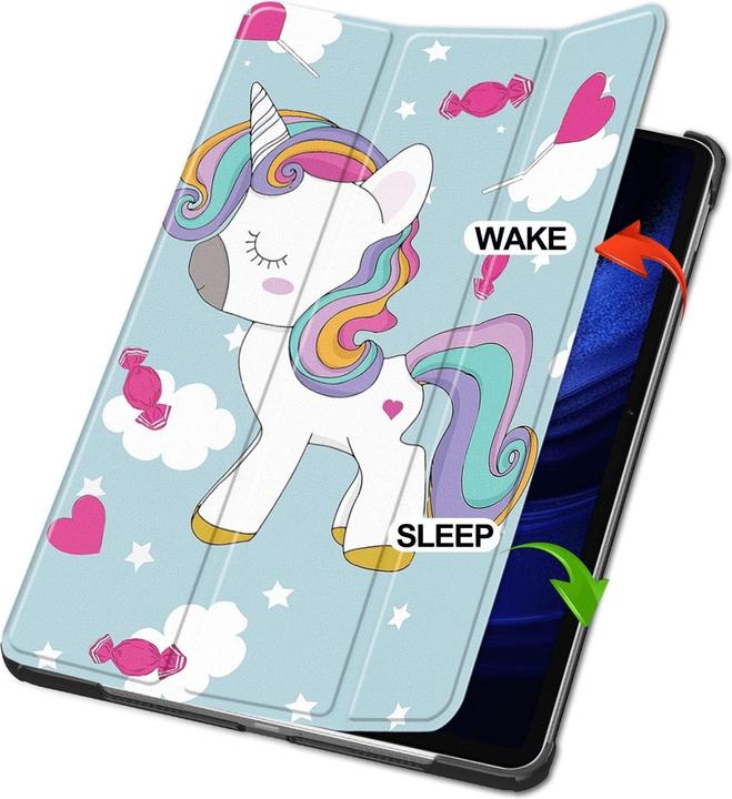 Produktbild Cover-Discount Xiaomi Pad 6 - Tri-fold Smart Case Einhorn (Xiaomi Pad 6)