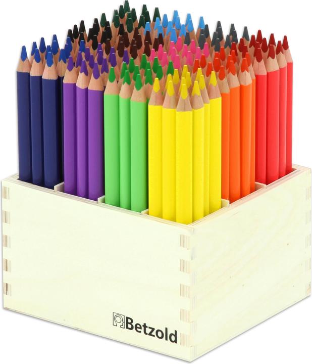 Produktbild Betzold 144 dicke Dreikantstifte, 17,5 cm lang (Mehrfarbig, 1 x)