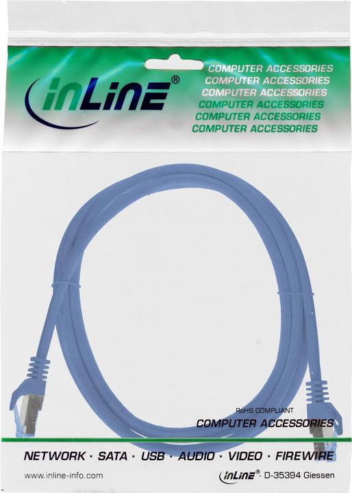 Actual product image InLine Patchkabel (S/FTP, CAT6a, 3 m)