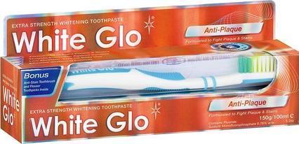 White Glo Anti-Plaque Dental 150ml (150 ml)