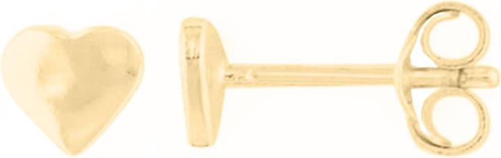 Leyda Ohrstecker Herz (Silber 925 1 Mikron Gelb Vergoldet 18 K)