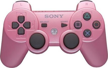Actual product image Sony PS3 Dualshock 3 Wireless Controller, pink (PS3)