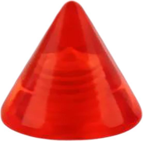 Produktbild Star Piercing Cone rot transparent (ohne Messing, Acryl)