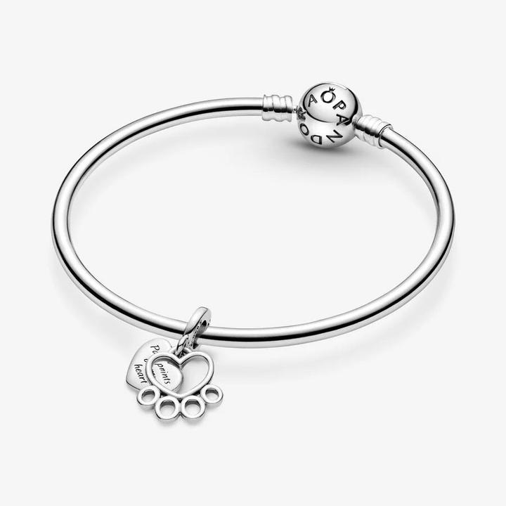 Actual product image Pandora Hearts & Paw Print Charm (Silver 925)