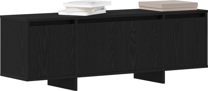 Image du produit VidaXL Meuble TV Chêne noir 120x30x40,5 cm Bois composite (120 x 30 x 40.5 cm)