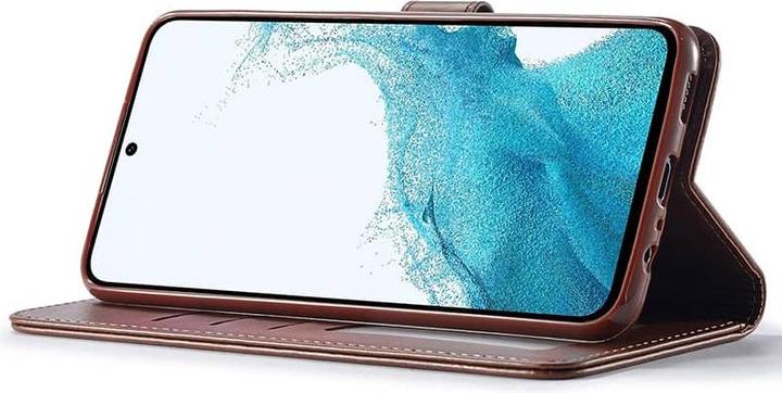 Produktbild LC.Imeeke Huawei P30 - Wallet Etui mit 3 Kartenfächern & Magnetverschluss, Braun (Huawei P30)