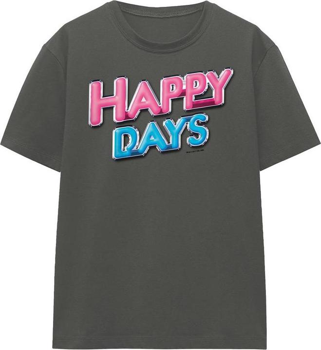 Actual product image Happy Days Unisex Adult Logo T-Shirt (L)