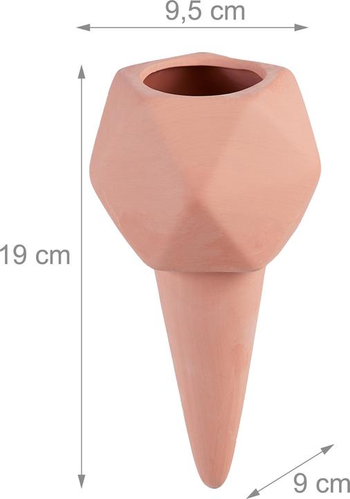 Actual product image Relaxdays 4x clay cone (Clay cone)