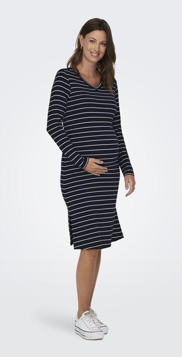 Actual product image Only Maternity Mum V-neck Dress with Long Sleeves (L)