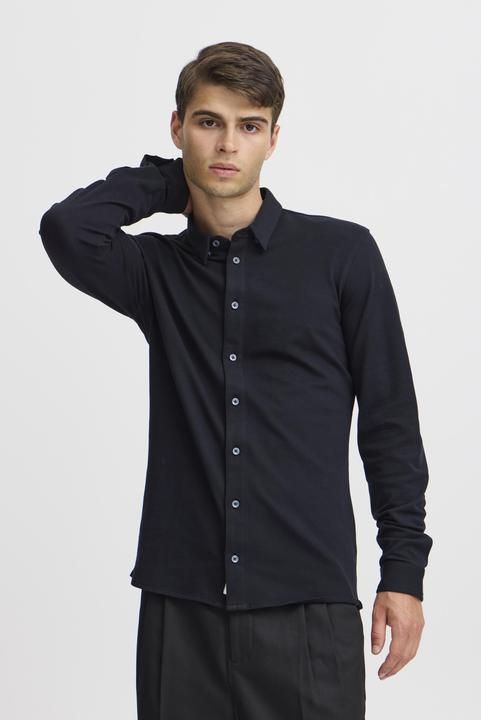 Casual Friday CFARTHUR LS BU jersey piquet shirt 20505281