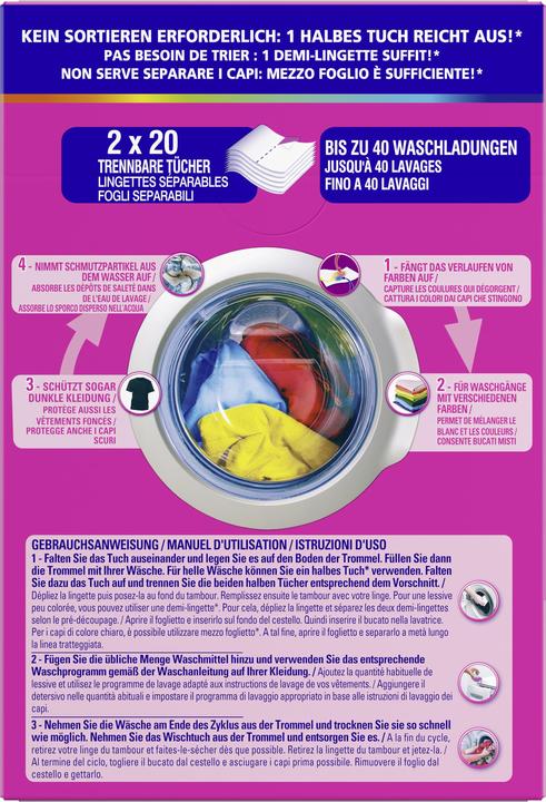 Produktbild Vanish Ultra (20 Waschgänge, Tücher)