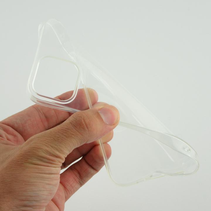 Actual product image PhoneLook Coque Ultra-thin Gel transparent Silicone Super fine et flexible (Apple iPhone 15)