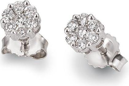 Image du produit Breuning BIJOUX DE L'OREILLE - BRILLE. 0,15 Ct. H/si (Or 750/18 K)