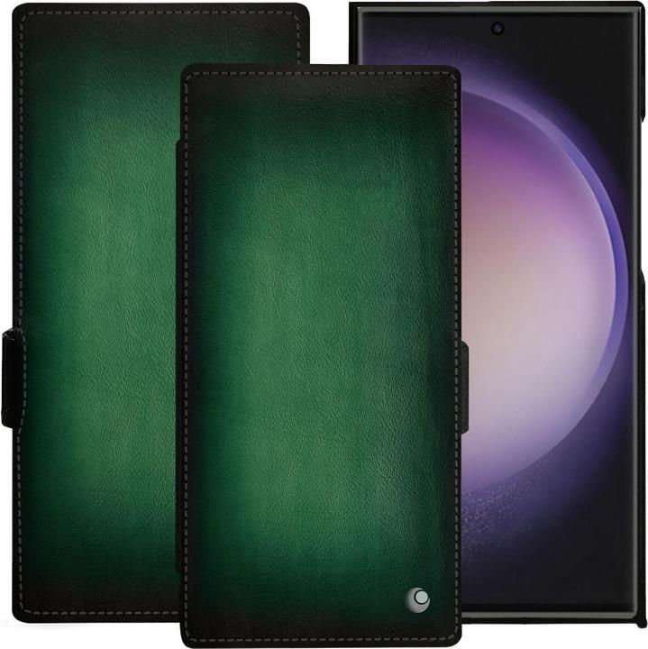 Actual product image Noreve Horizontal leather flap shell (Samsung Galaxy S23 Ultra, Samsung Galaxy S24 Ultra)
