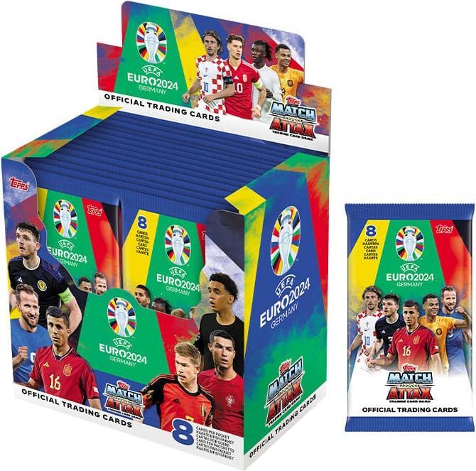 Immagine prodotto Topps Display Euro 2024 (Tedesco, Francese, Svizzero-tedesco, Italiano, Inglese, Display del booster)