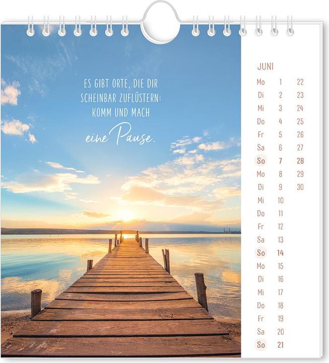 Produktbild Postkartenkalender 2026 Lichtblicke (16 x 17 cm, Deutsch)