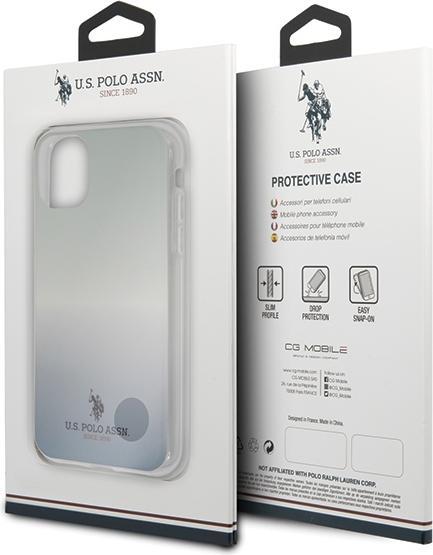 Actual product image U.S. Polo US Polo USHCN65TRDGLB iPhone 11 Pro Max Blue / Blue Gradient Pattern Collection (Apple iPhone 11 Pro Max)