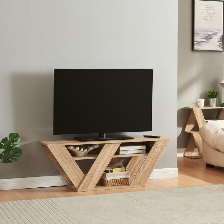 Produktbild En.Casa Fernsehtisch Nome 110x30x40cm Eicheoptik (110 x 30 x 40 cm)