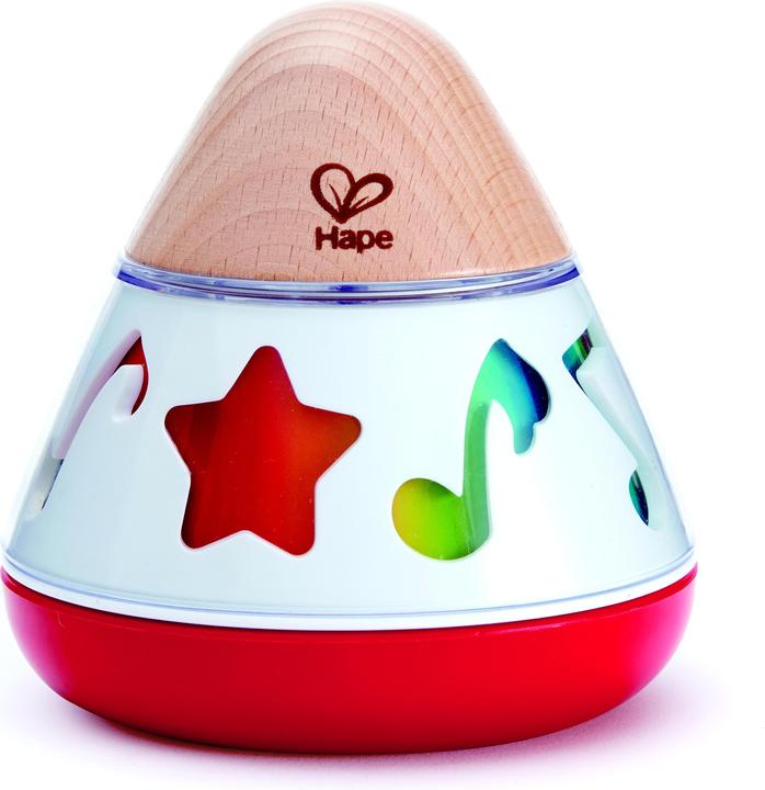 Actual product image Hape Music spinning top