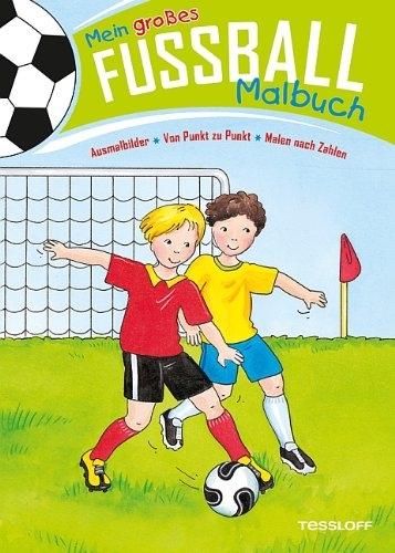 Actual product image Tessloff My big football coloring book. Coloring pictures From Point To Pun