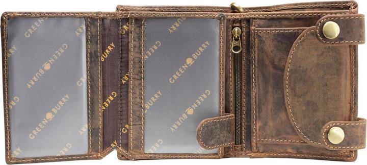 Actual product image Greenburry Vintage Indian wallet leather 10 cm
