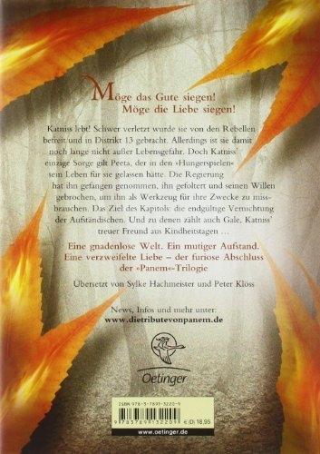 Actual product image The Tributes of Panem 03. flaming wrath (German, Suzanne Collins)