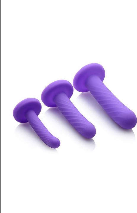 Produktbild XR Brands Tri-Play 3 Piece Silicone Dildo Set