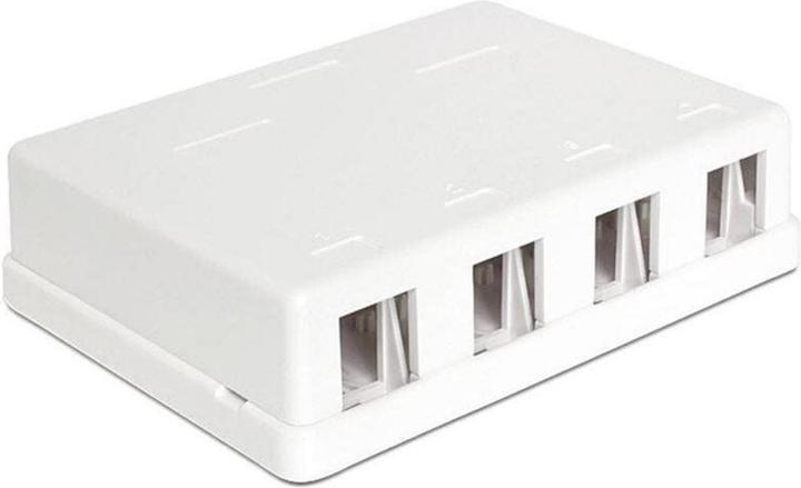 Delock Keystone Leergehäuse: 4 Port