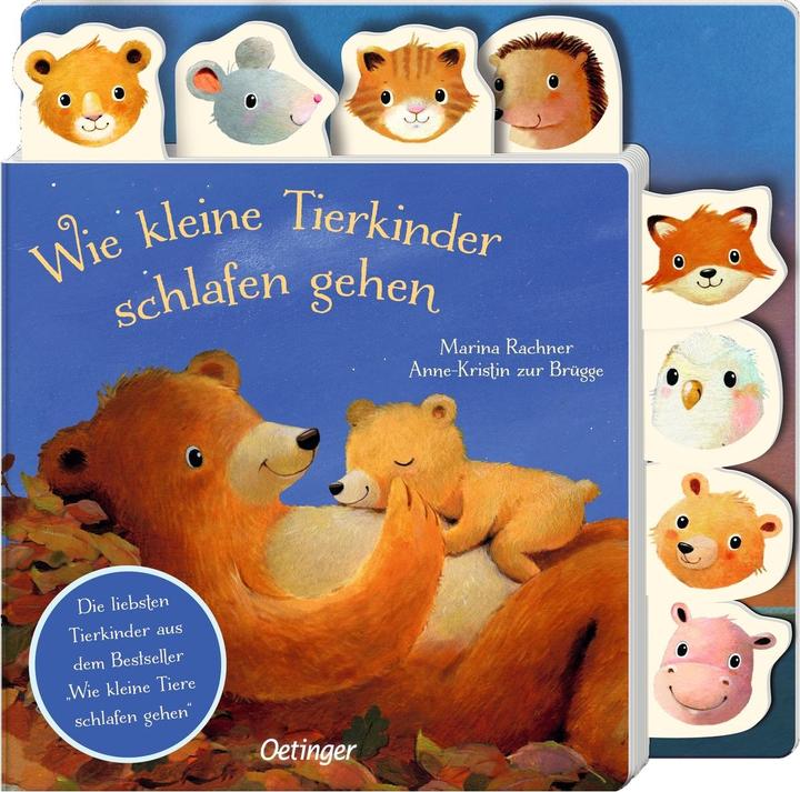 Produktbild Wie kleine Tierkinder schlafen gehen (Deutsch)