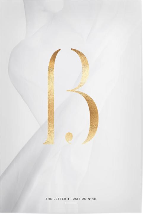 artboxONE Gold Letter Sammlung | ss (20 x 30 cm)